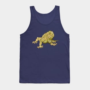 Green Iguana Tank Top